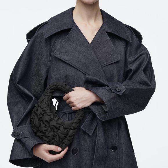 COS Quilted Micro Bag - Black - Picture 3 of 9